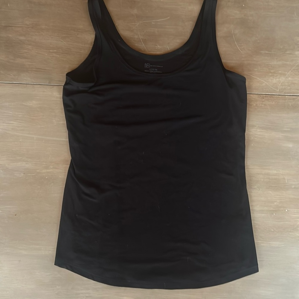 Black tank top